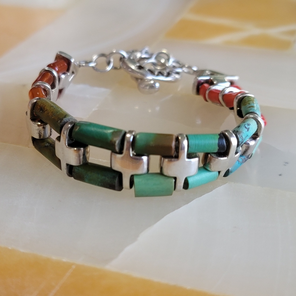 RLM STUDIOS .925 Marked Multi Stone Bracelet